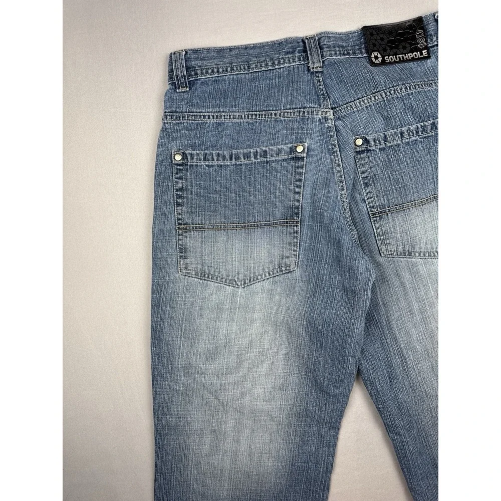 Vintage Y2K Southpole 4180 Baggy Jeans 34x32 Wide Leg Denim Skater